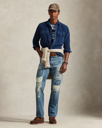 Ralph Lauren Classic Fit Indigo Corduroy Workshirt