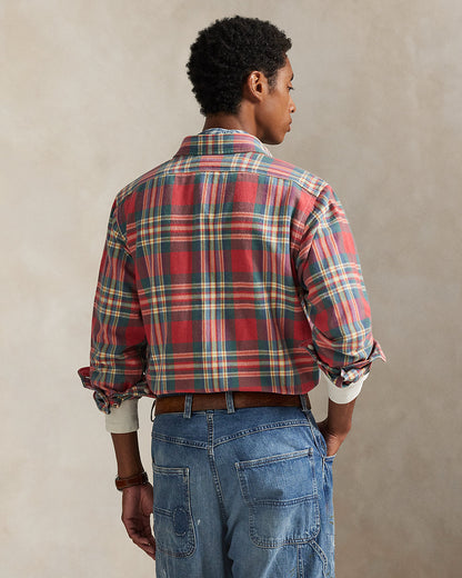 Ralph Lauren Classic Fit Plaid Flannel Workshirt