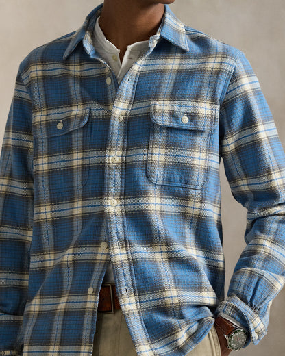 Ralph Lauren Classic Fit Plaid Flannel Workshirt
