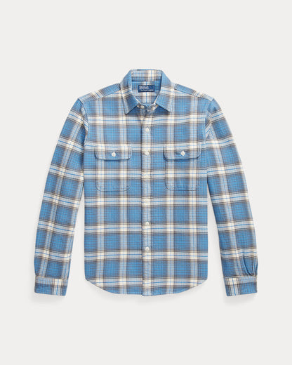 Ralph Lauren Classic Fit Plaid Flannel Workshirt
