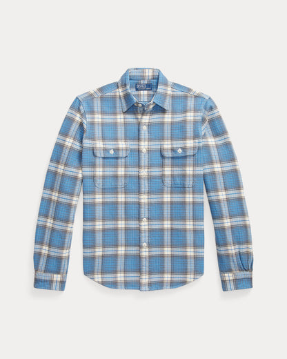 Ralph Lauren Classic Fit Plaid Flannel Workshirt