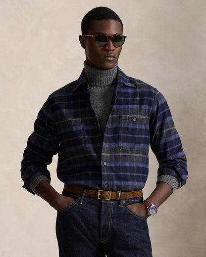 Ralph Lauren Classic Fit Plaid Twill Workshirt