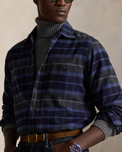 Ralph Lauren Classic Fit Plaid Twill Workshirt