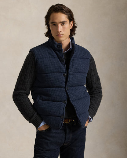 Ralph Lauren HoundstoothPrint EstateRib Vest