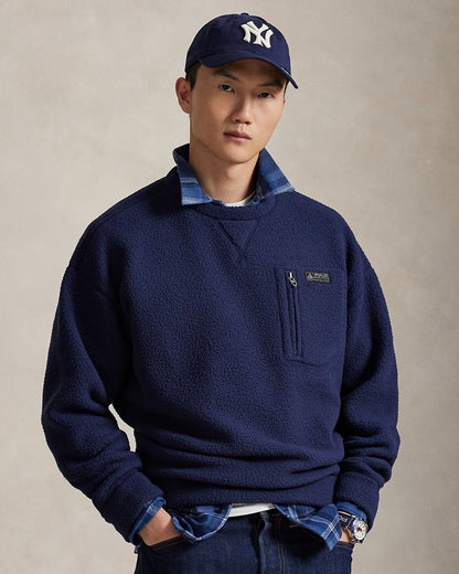 Ralph Lauren Relaxed Fit Pile Fleece Sweatshirt