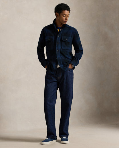 Ralph Lauren Plaid Pile Fleece Overshirt