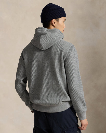 Ralph Lauren WaffleKnit Fleece Hoodie