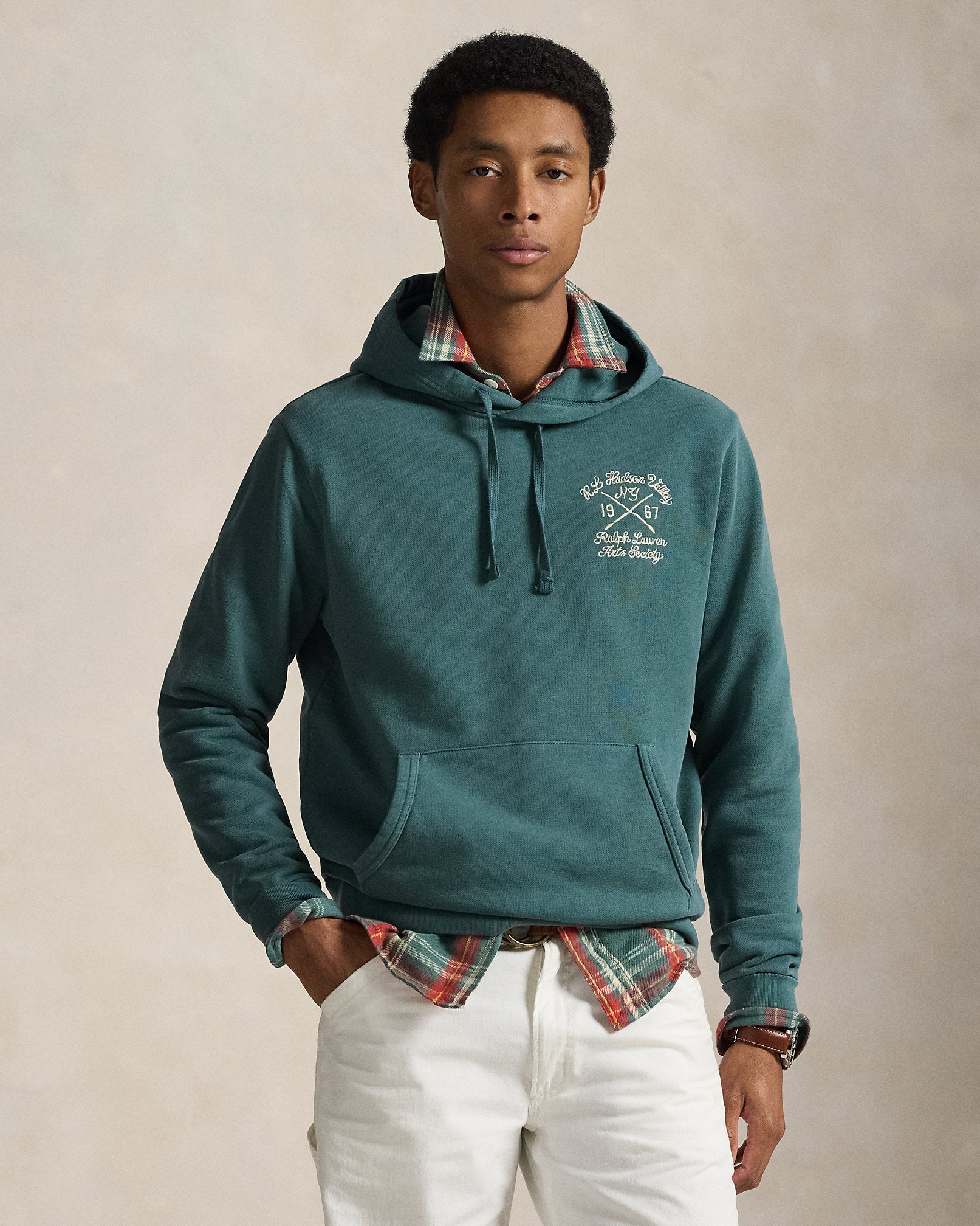 Ralph Lauren Loopback Fleece Graphic Hoodie
