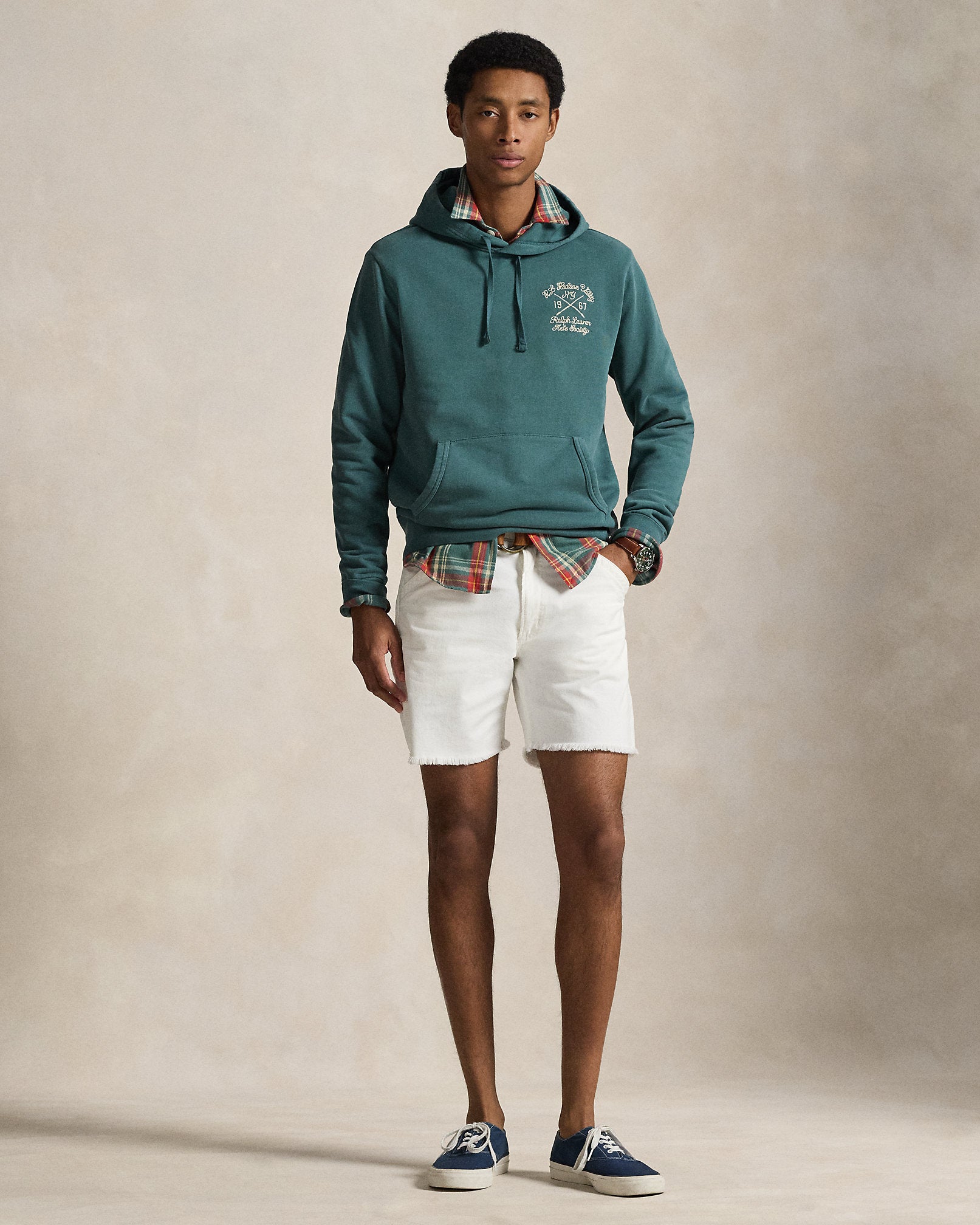 Ralph Lauren Loopback Fleece Graphic Hoodie