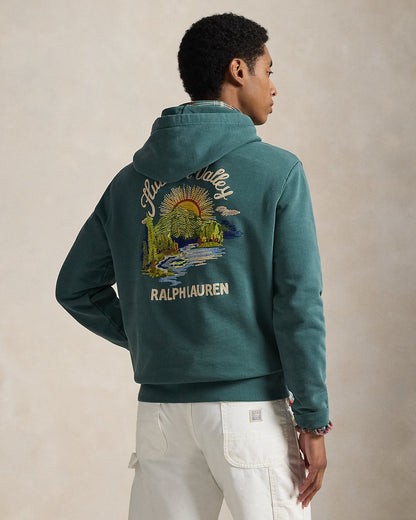 Ralph Lauren Loopback Fleece Graphic Hoodie