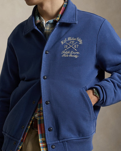 Ralph Lauren Embroidered Loopback Fleece Jacket