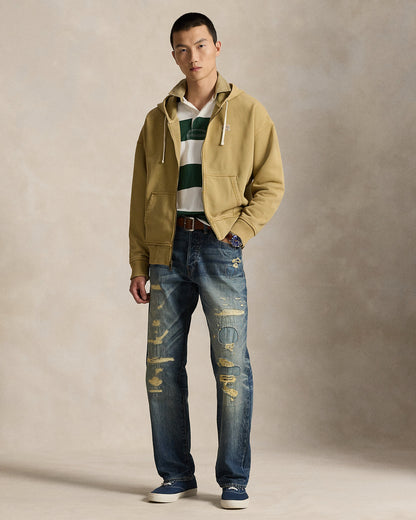 Ralph Lauren Relaxed Fit Loopback Fleece Hoodie