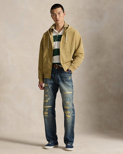 Ralph Lauren Relaxed Fit Loopback Fleece Hoodie