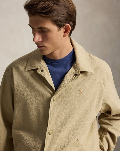 Ralph Lauren Seersucker Coachs Jacket