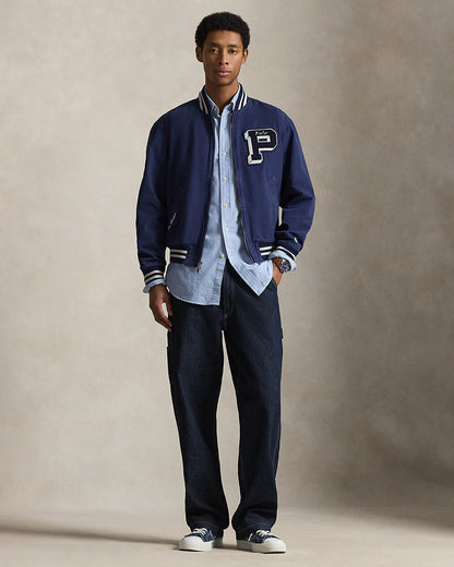 Ralph Lauren Embroidered Canvas Track Jacket