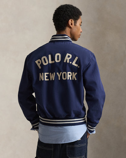 Ralph Lauren Embroidered Canvas Track Jacket