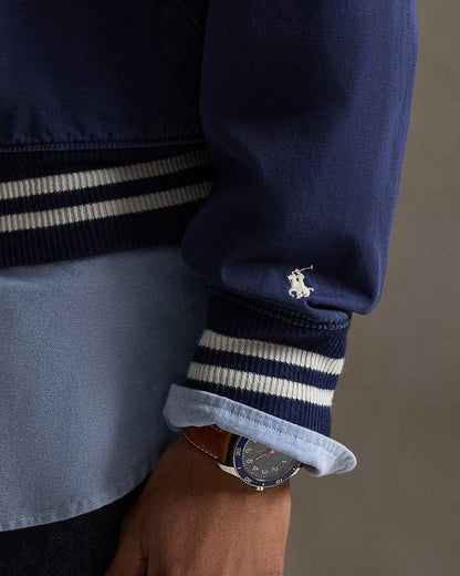 Ralph Lauren Embroidered Canvas Track Jacket