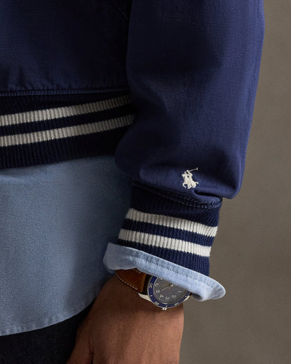 Ralph Lauren Embroidered Canvas Track Jacket