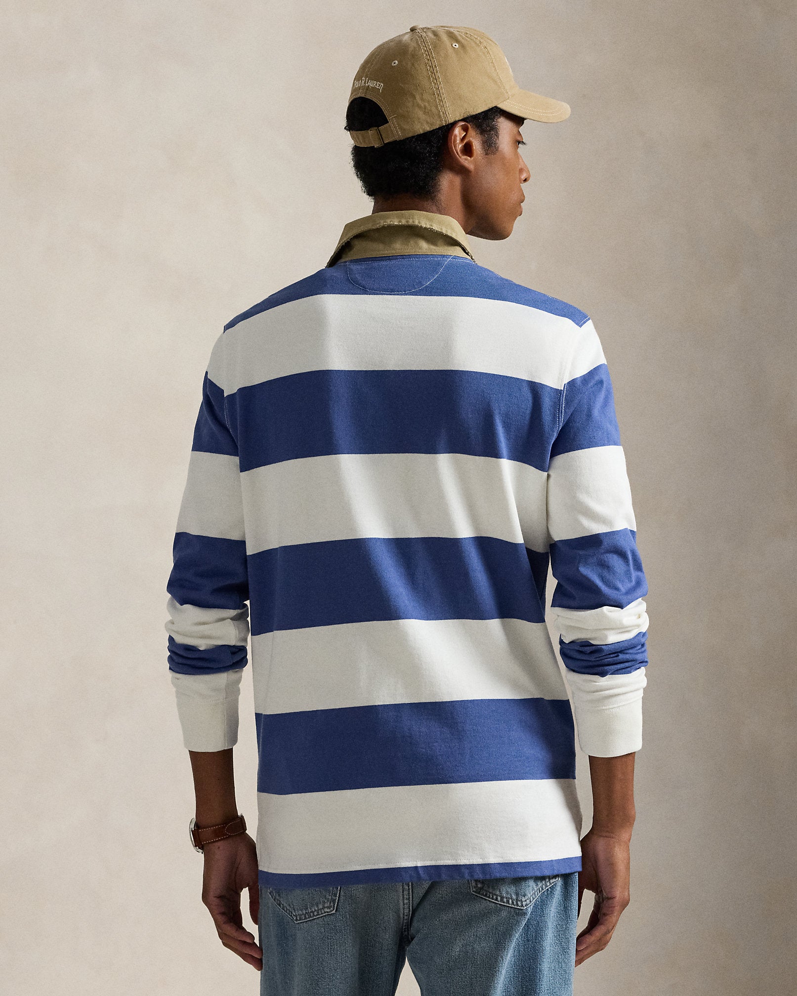 Ralph Lauren Classic Fit KhakiCollar Rugby Shirt
