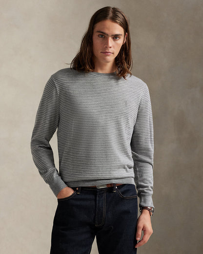 Ralph Lauren Striped Washable Wool Sweater