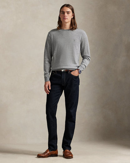Ralph Lauren Striped Washable Wool Sweater