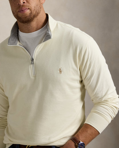 Ralph Lauren Luxury Jersey QuarterZip Pullover