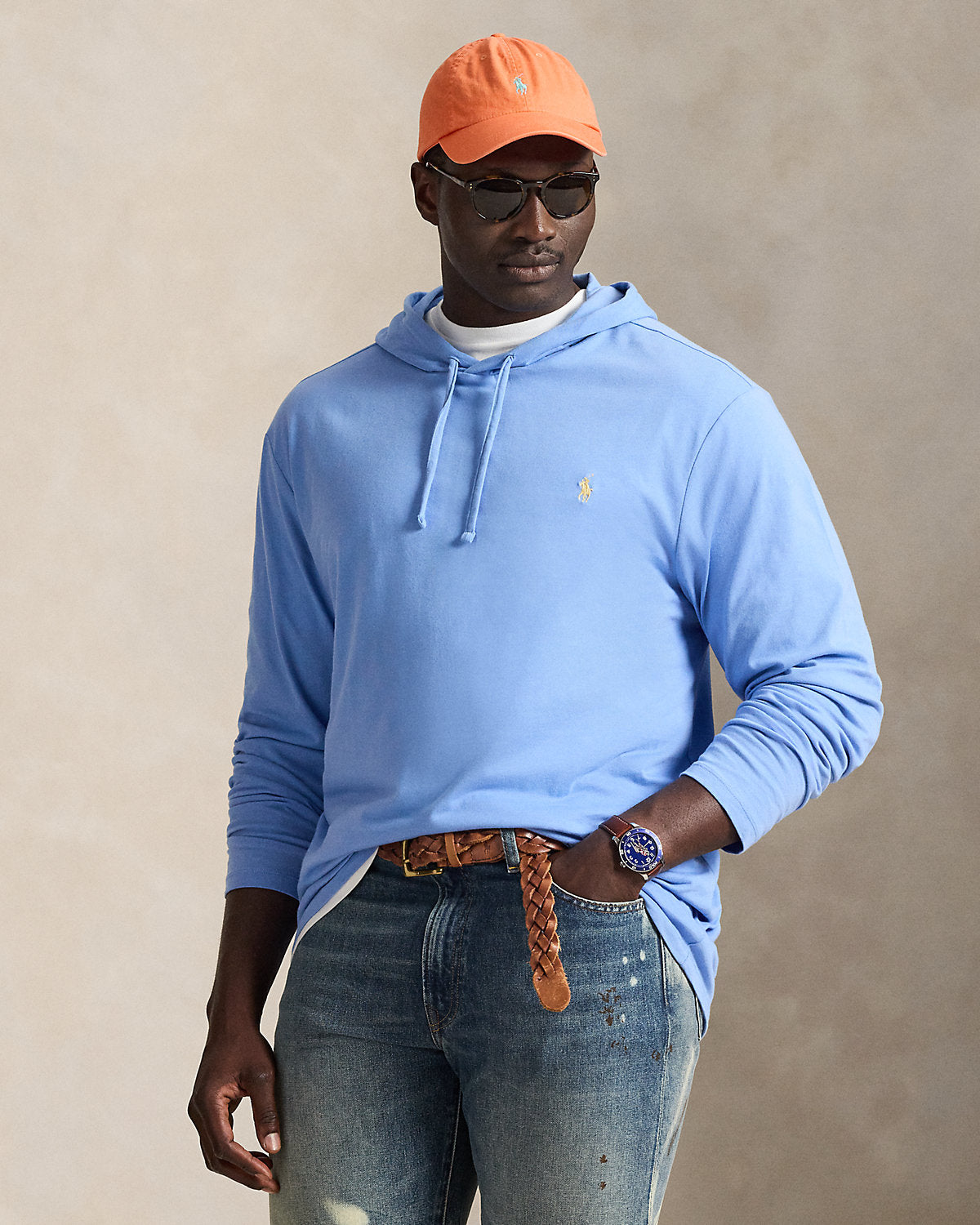 Ralph Lauren Jersey Hooded TShirt