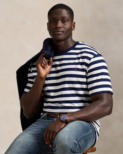 Ralph Lauren Striped Jersey Crewneck TShirt