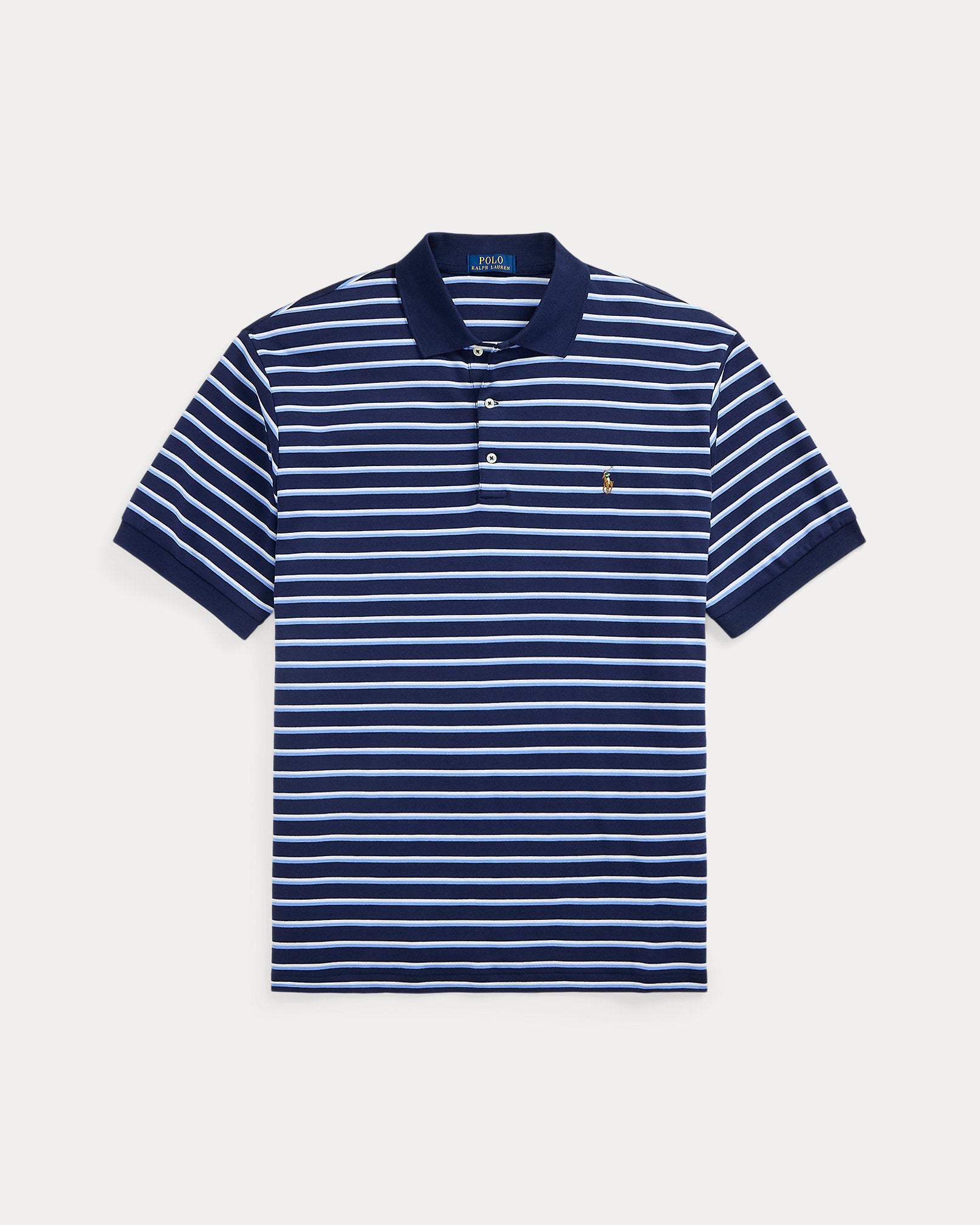 Ralph Lauren Striped Soft Cotton Polo Shirt