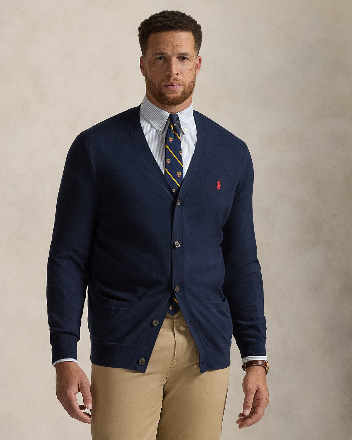 Ralph Lauren Cotton VNeck Cardigan