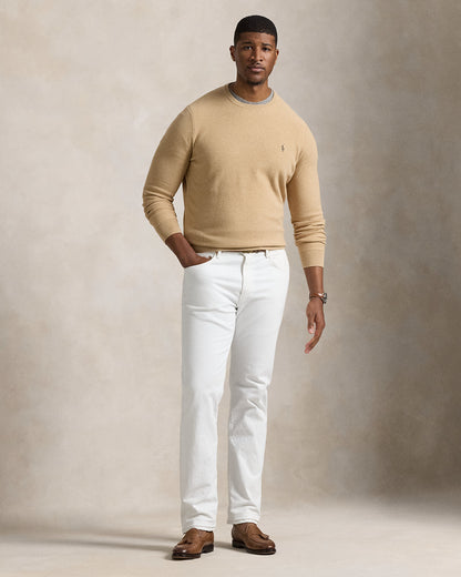 Ralph Lauren MeshKnit Cotton Crewneck Sweater