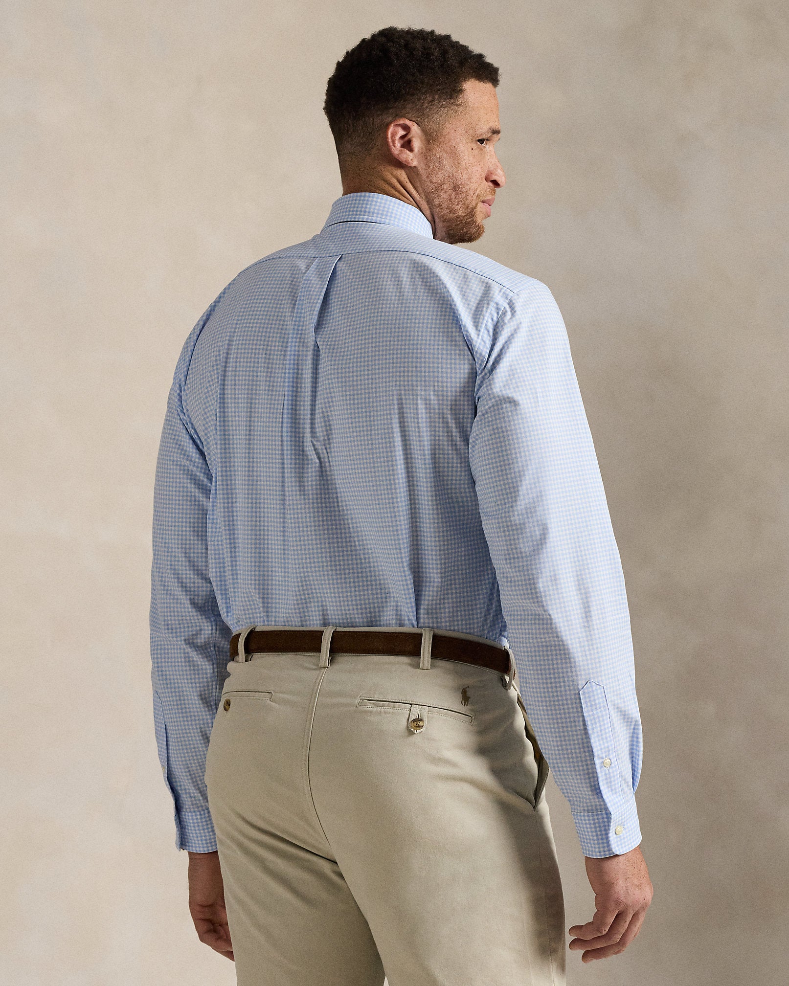 Ralph Lauren Gingham Stretch Poplin Shirt