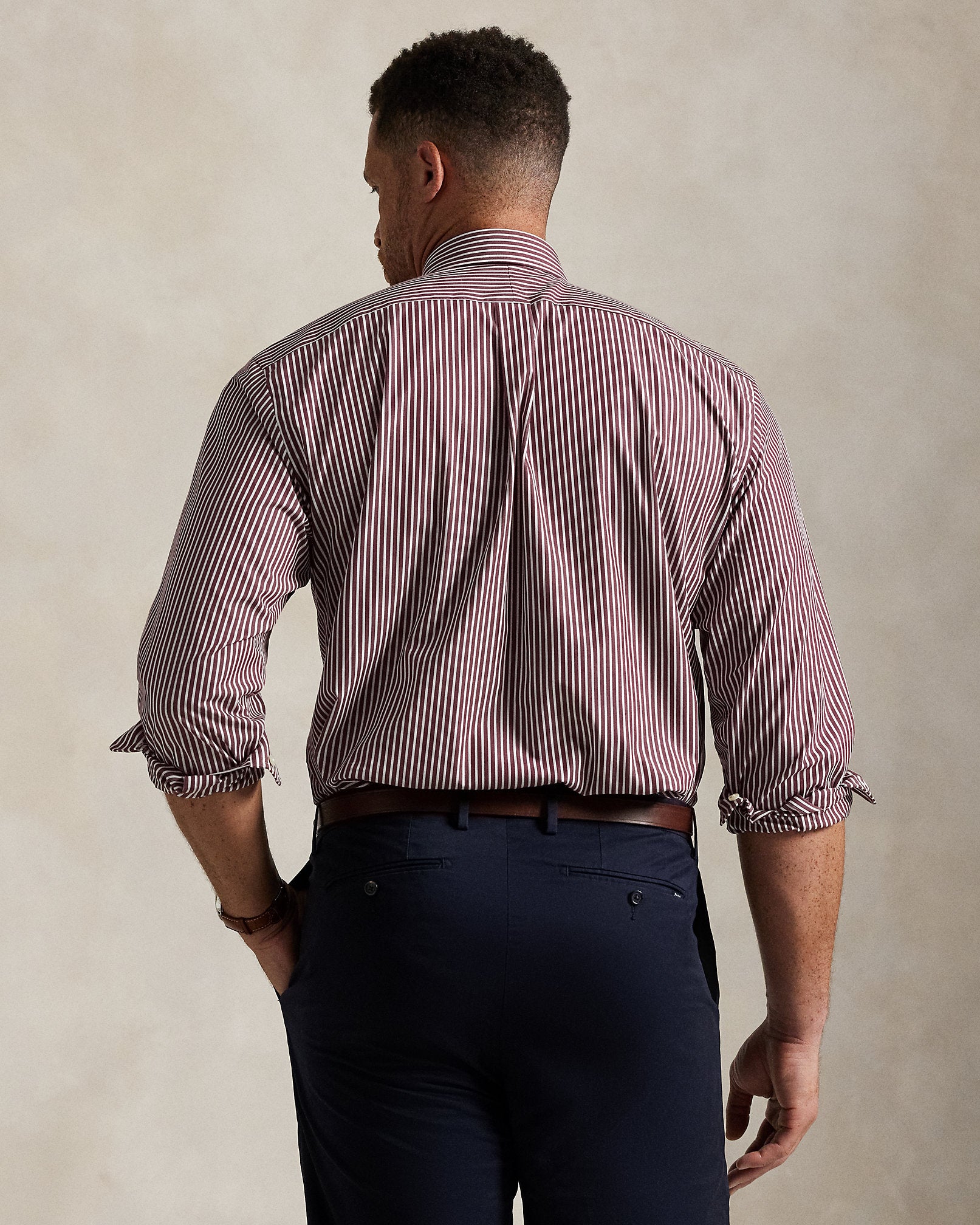 Ralph Lauren Striped Stretch Poplin Shirt