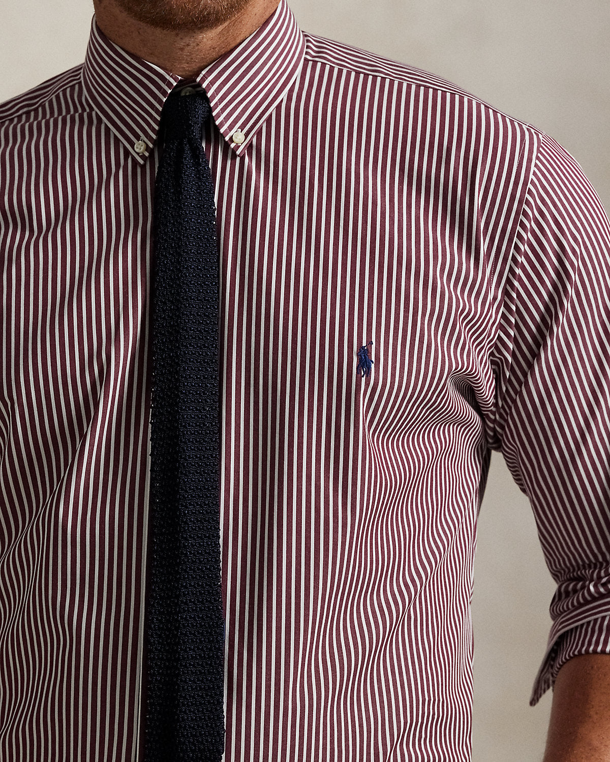 Ralph Lauren Striped Stretch Poplin Shirt