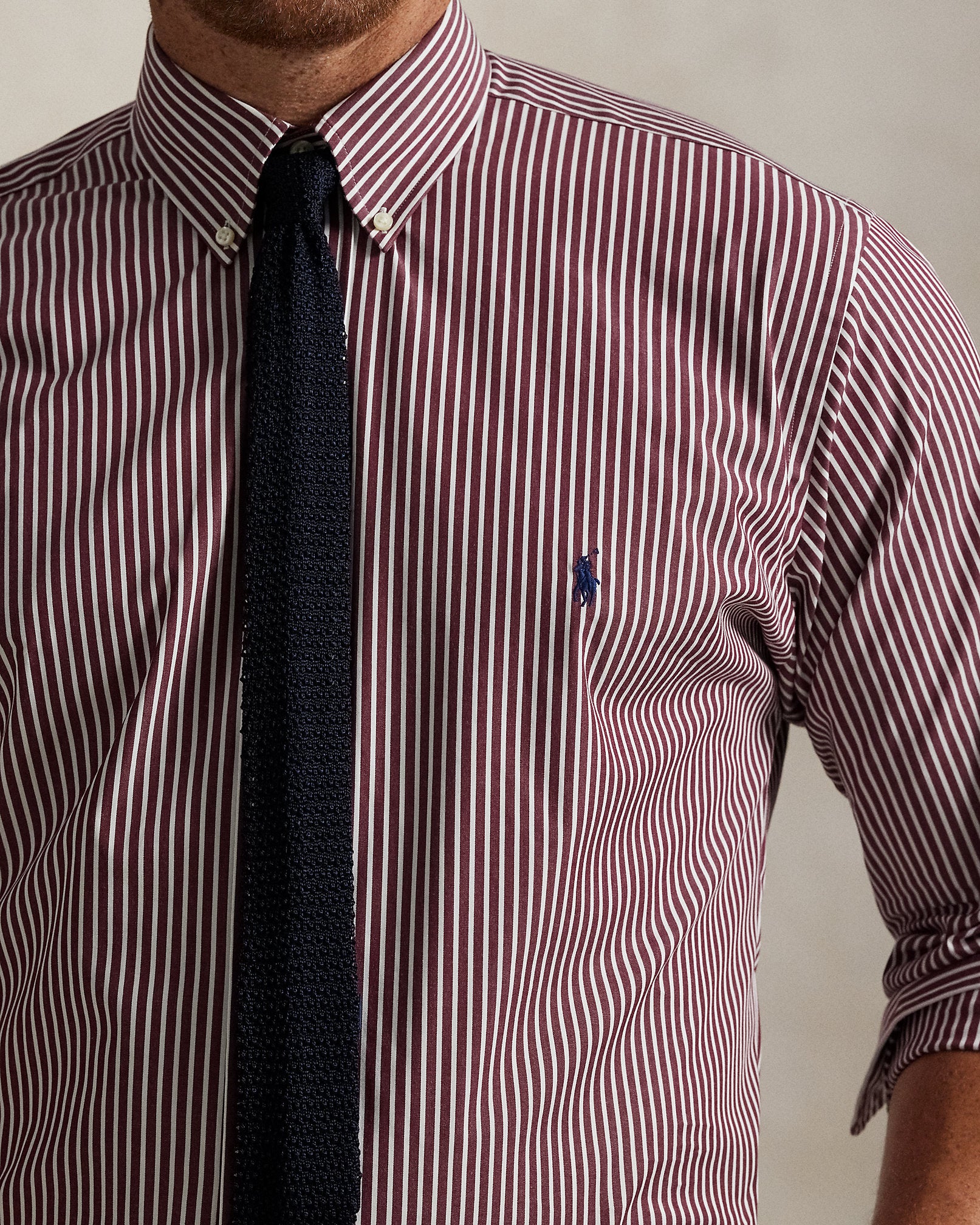 Ralph Lauren Striped Stretch Poplin Shirt