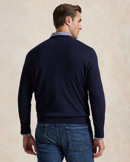 Ralph Lauren Washable Wool VNeck Sweater