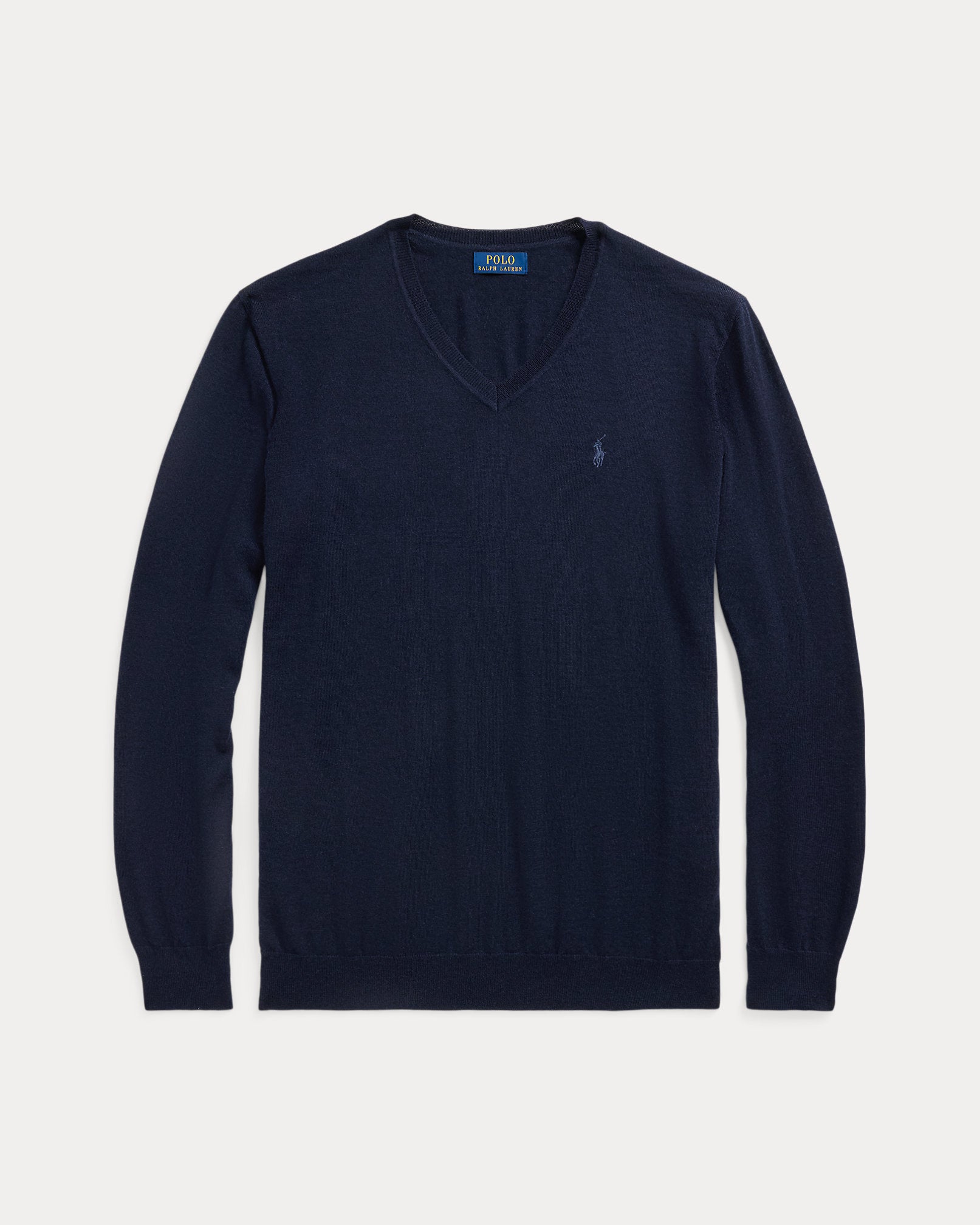 Ralph Lauren Washable Wool VNeck Sweater