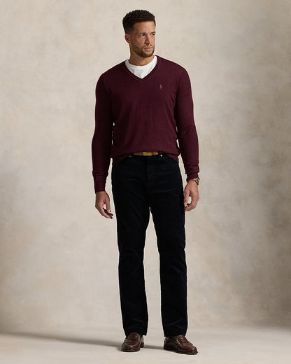 Ralph Lauren Washable Wool VNeck Sweater