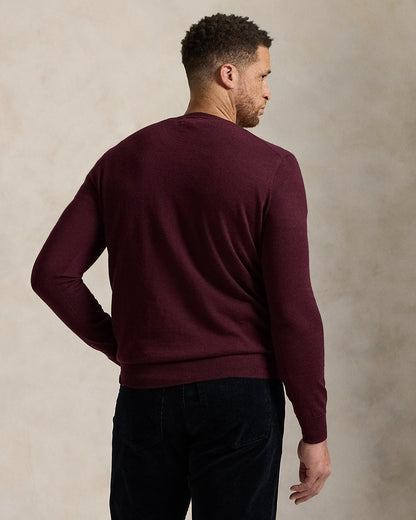 Ralph Lauren Washable Wool VNeck Sweater