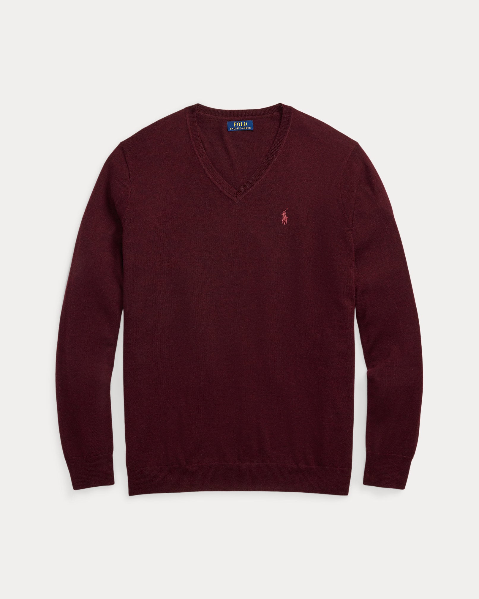 Ralph Lauren Washable Wool VNeck Sweater