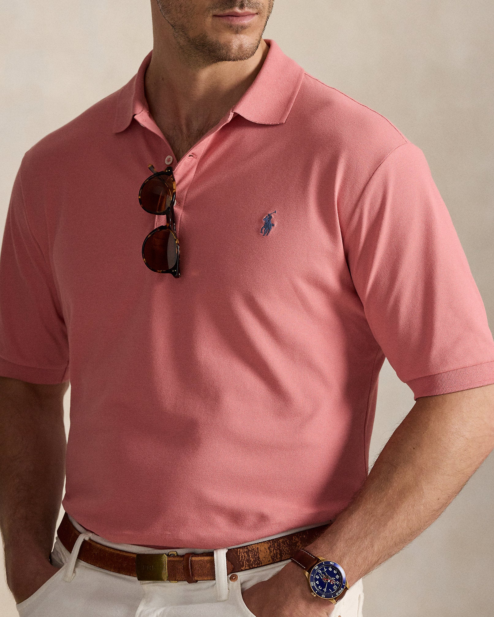 Ralph Lauren Stretch Mesh Polo Shirt
