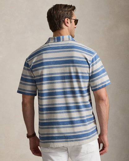 Ralph Lauren Striped Mesh Polo Shirt