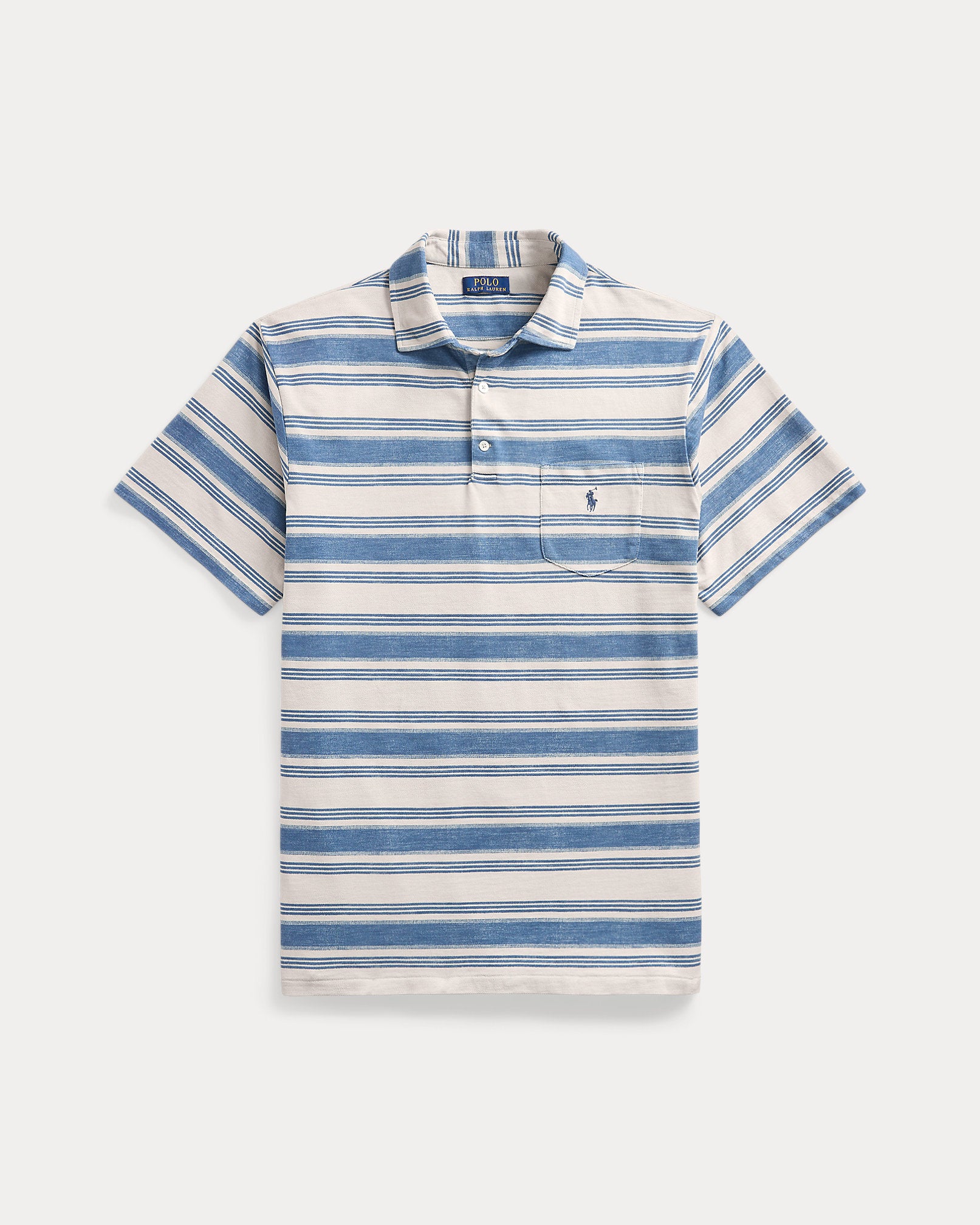 Ralph Lauren Striped Mesh Polo Shirt