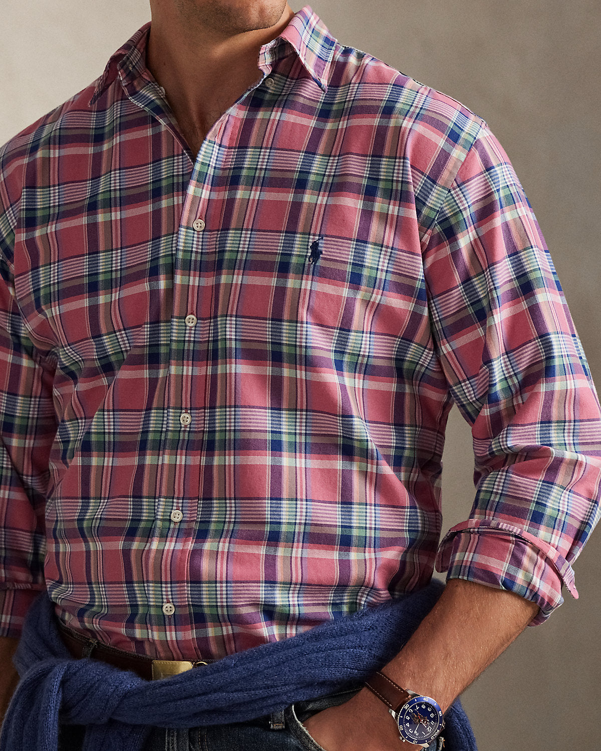 Ralph Lauren Plaid Oxford Shirt