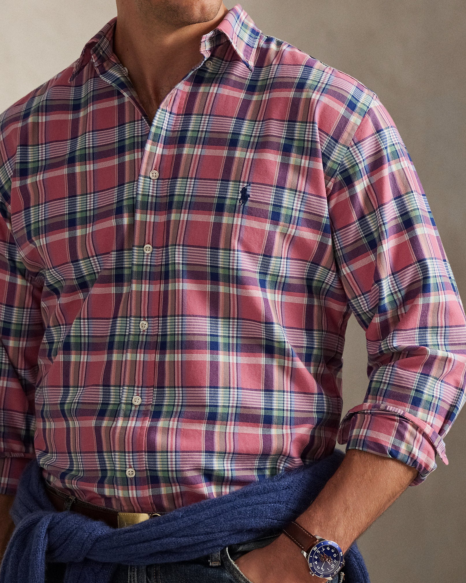 Ralph Lauren Plaid Oxford Shirt