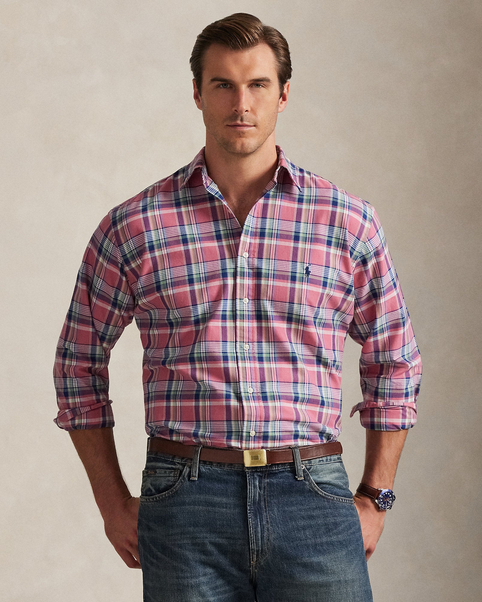 Ralph Lauren Plaid Oxford Shirt