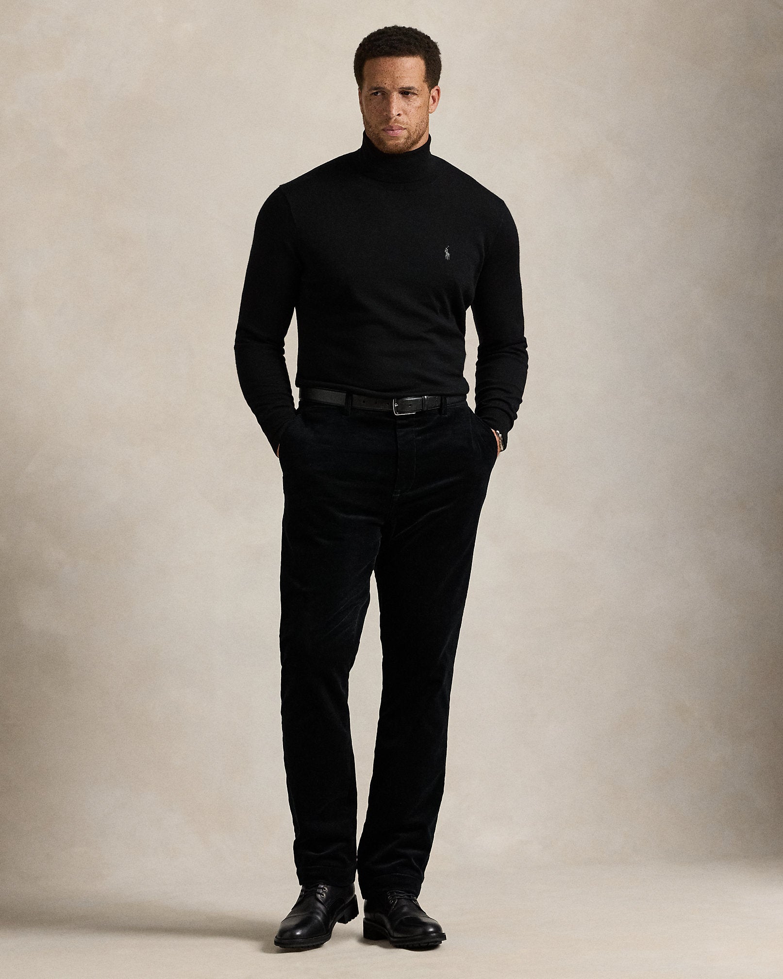 Ralph Lauren Washable Wool Turtleneck Sweater