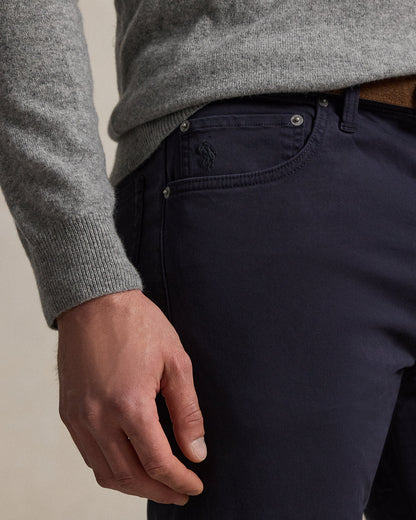 Ralph Lauren Varick Slim Straight Stretch Sateen Pant