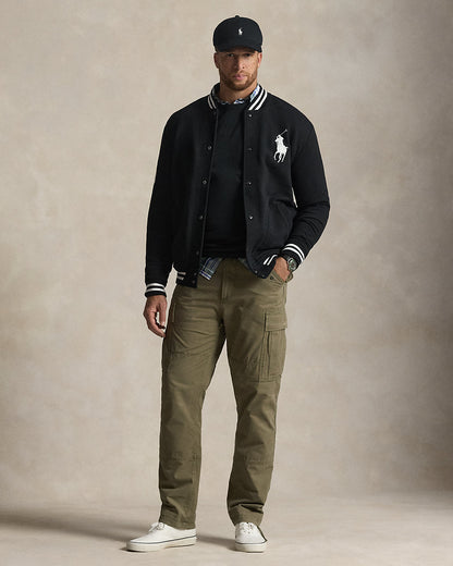 Ralph Lauren Big Pony Fleece Baseball Jacket