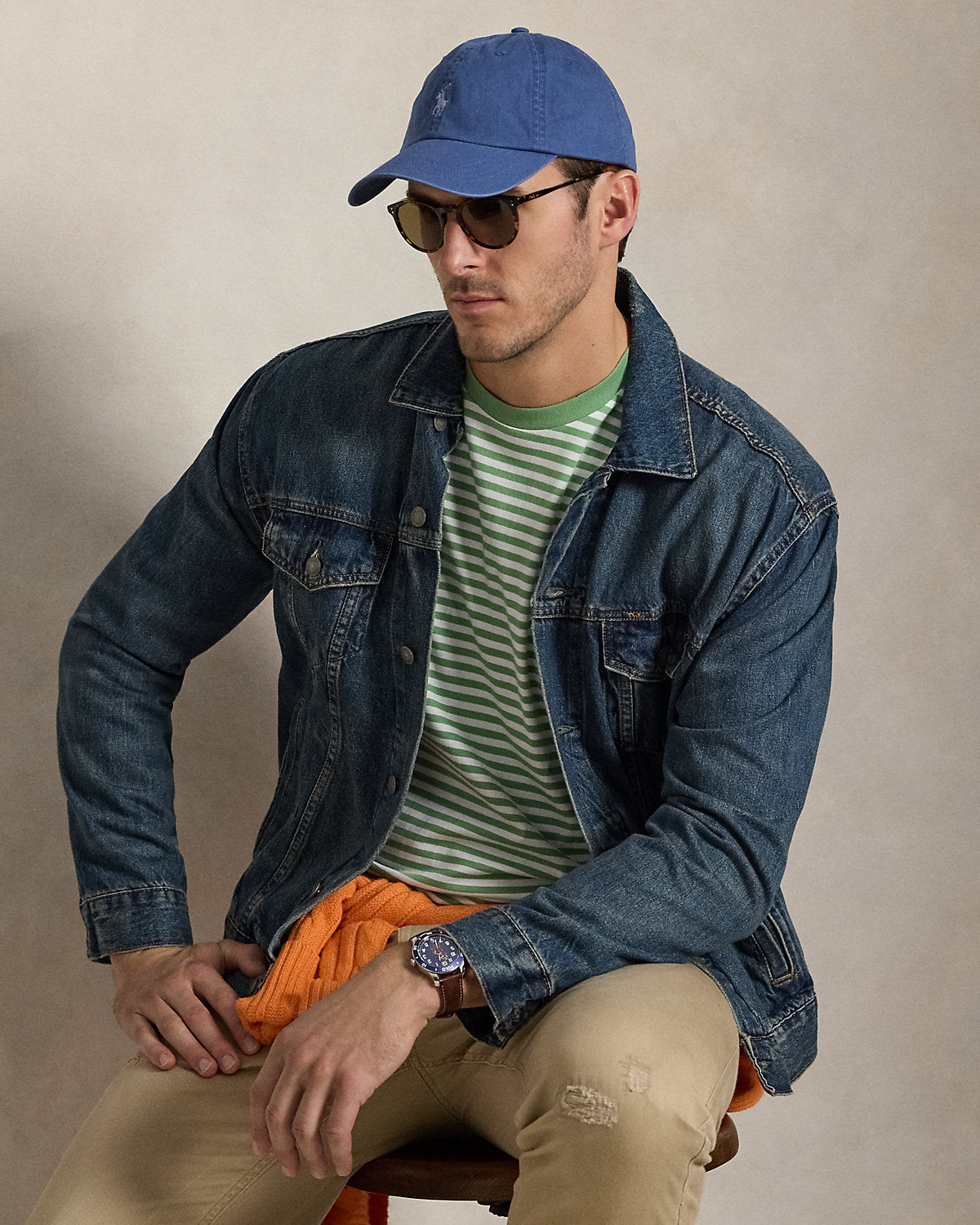 Ralph Lauren Striped Jersey TShirt